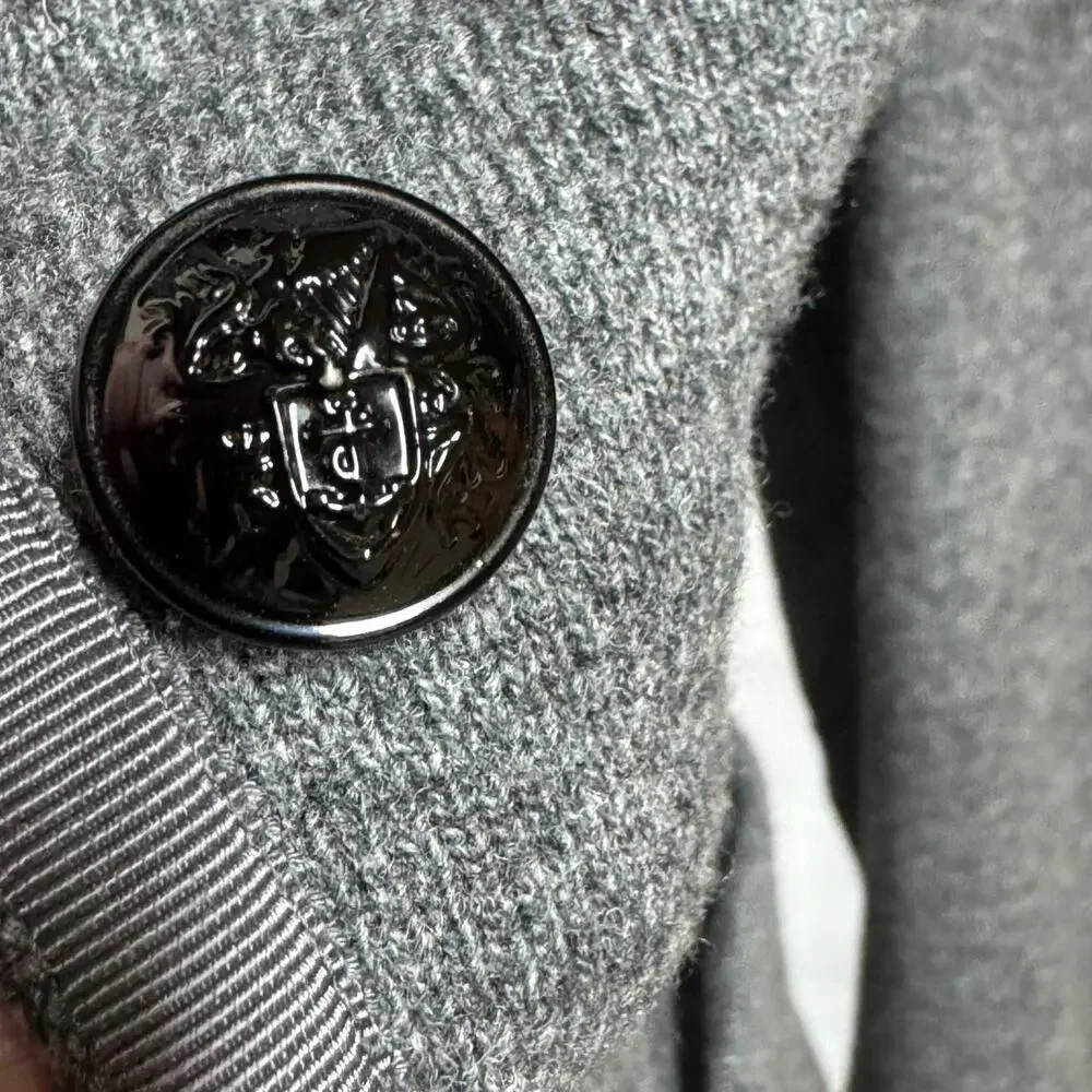 Banana Republic Italian Wool Blazer Jacket Gray 0